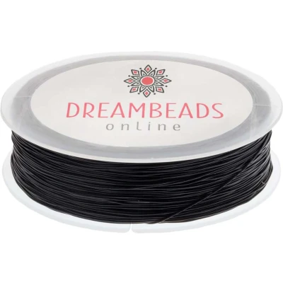 Afbeelding van Top Kwaliteit Elastiek (0,8 mm) Black (35 Meter)