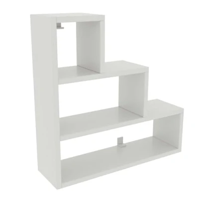 Afbeelding van Wandplank 100% Melamine 18mm Dik 62x62x18cm Wit