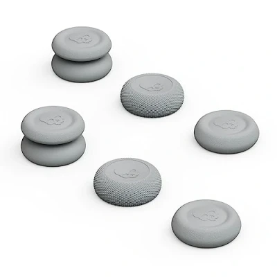 Afbeelding van Skull &amp; Co. Skin, CQC en FPS Thumb Grips Joystick Cap Analoge Stick Cover voor XBOX (XSX/XB1) Controller StarFLD Grey, 3 paar (6 stuks)
