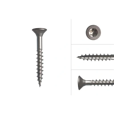 Afbeelding van Spaanplaatschroeven RVS A2 4 x 30 mm Torx 20 200 Stuks