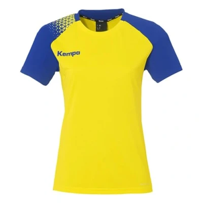 Afbeelding van Kempa Ambition Sport Tshirt, Dames, Maat: Large, Limonengelb royal