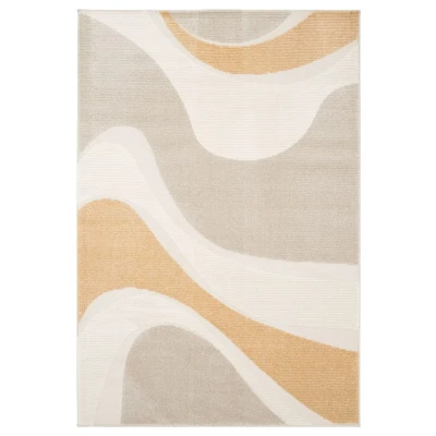 Afbeelding van Retro Vloerkleed Forme Flux Abrikoos 160x230 Cm