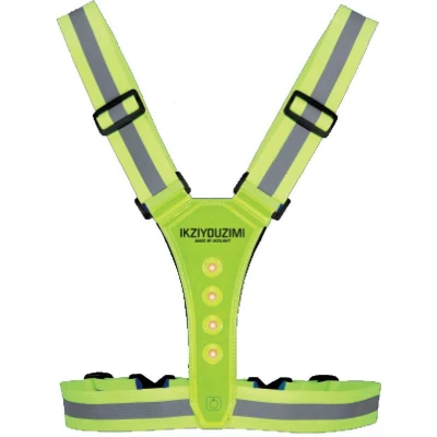 Afbeelding van IKZI Ikzilight reflectie sport en veiligheidsvest met led one size