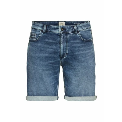 Afbeelding van camel active fleXXXactive® jeansshort in regular fit Maat menswear 32IN Blauw
