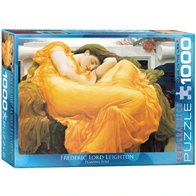 Afbeelding van Eurographics Frederick LORD LEIGHTON: Flaming JUNE Puzzel multicoloured voor kinderen, Maat: One Size, Multi coloured