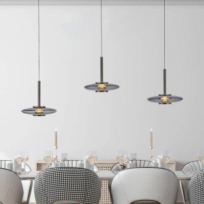 Afbeelding van Paul Neuhaus Hanglamp 3 lichts Pure Vitrum design grijs 2083 15