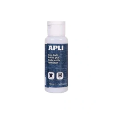 Afbeelding van APLI 16751 Speciale textiellijm 80 ml,Multi kleuren