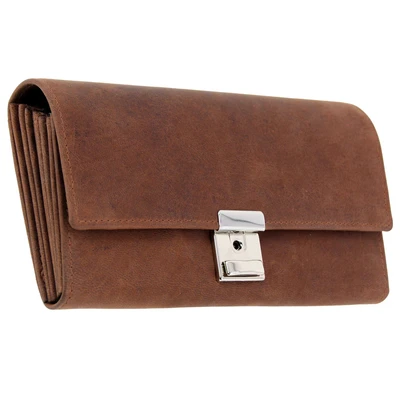 Afbeelding van Alassio Ju 42198 Kelnerportefeuille Hunter Leer/Bruin