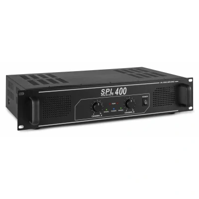 Afbeelding van SkyTec 2 x 200W DJ PA versterker SPL400