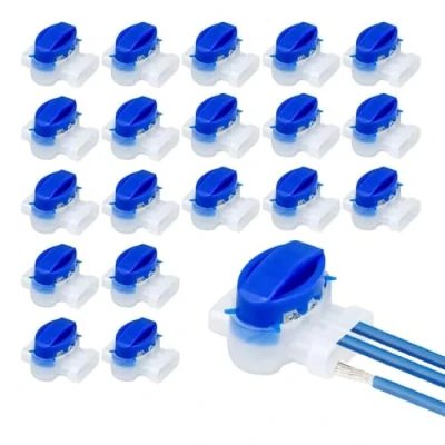 Afbeelding van Willingood 20 stuks kabelverbinders voor robotmaaiers, waterdichte kabelverbinders, verbindingsklemmen, aansluitklemmen, kabelklemmen, 314 robotmaaiers van Husqvarna