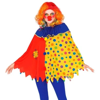 Afbeelding van &quot;CLOWN&quot; (poncho) (One Size Fits Most Adult)