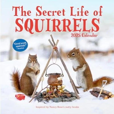 Afbeelding van The Secret Life of Squirrels Wall Calendar 2025
