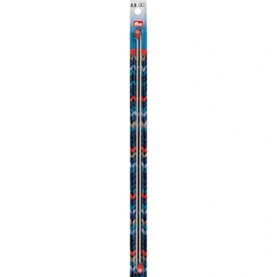 Afbeelding van 191462 Prym breinaalden met knop 35cm no, 2,5