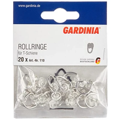 Afbeelding van Gardinia Gordijnrunners, voor gordijnrails, kunststof
