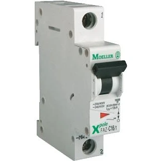 Afbeelding van Eaton faz installatieautomaat 1p 15ka c karakteristiek 40a 1 module breedte 17 5mm 278565