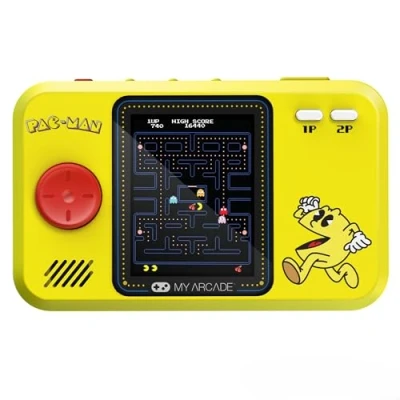 Afbeelding van Draagbare Spelcomputer My Arcade Pocket Player PRO Pac Man Retro Games Geel