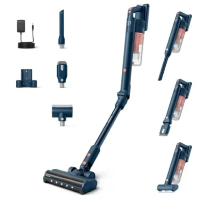 Afbeelding van Philips 5000 Series Flex Draadloze Stofzuiger, Krachtige Zuigkracht, 60min Gebruik, LED Mondstuk, Huisdiermondstuk, Kierenzuiger, Combi hulpstuk, Display, Vervangbare Accu (XC5243/10)