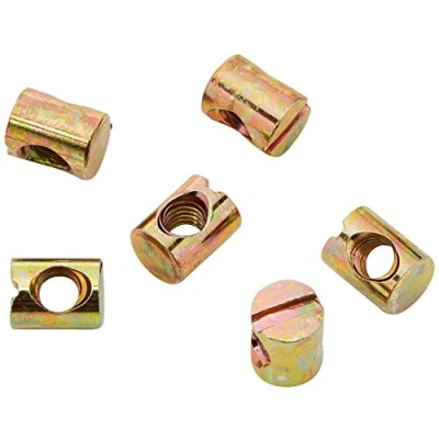 Afbeelding van Merriway BH02119 meubelcilindermoer M6, wit, 20 stuks