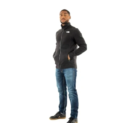 Afbeelding van The North Face 100 Glacier Full Zip Fleecejack voor heren Tnf Medium Grey Heather XL