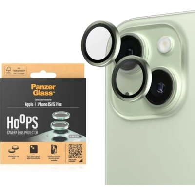 Afbeelding van Screenprotector Apple iPhone 15: PanzerGlass Camera Protector Hoop Optic Rings