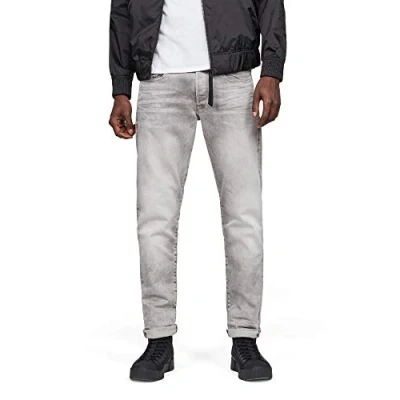 Afbeelding van G Star Raw heren Jeans 3301 Regular Tapered Jeans, Grau (Lt Aged 7607 424), 29W / 32L