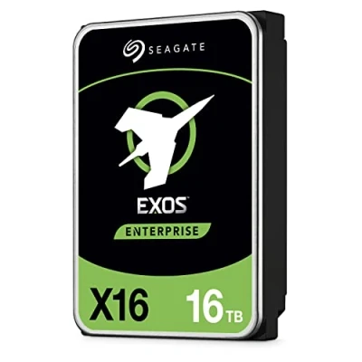 Afbeelding van Seagate Exos X16, 16 TB, Interne Harde Schijf, SATA, 3,5&quot;, voor Grote Bedrijven en Datacenters (ST16000NM002G)