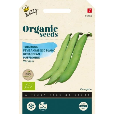 Afbeelding van Tuinbonen Witkiem 50g Buzzy Organic (BIO)