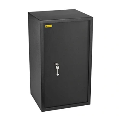 Afbeelding van HomeSafe HV70K kluis met hoogwaardig slot, 70 x 40 36 cm (h b d), satijn, zwart