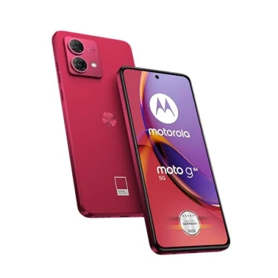 Afbeelding van Motorola Mobility Moto g84 5G (6,5 inch FHD+ Display, 50 MP Dual Camera, 12/256 GB, 5000 mAh, Android 13) Viva Magenta (veganistisch kunstleer), incl. beschermhoes [exclusief bij Amazon]
