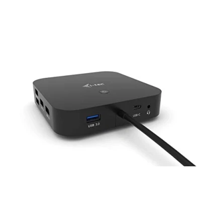 Afbeelding van i Tec USB C dual Display Port 4K Docking Station Zwart C31DUALDPDOCKPD