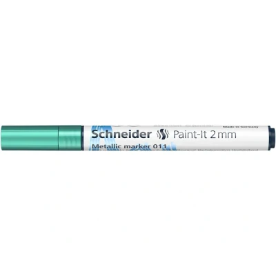 Afbeelding van 5x metallic marker Schneider Paint it 011 2mm groen