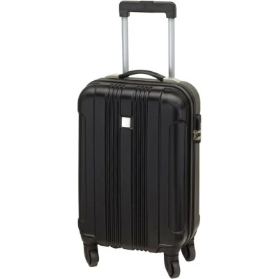 Afbeelding van Concorde Handbagage/cabine reis trolley koffer met zwenkwielen 55 x 35 20 cm zwart