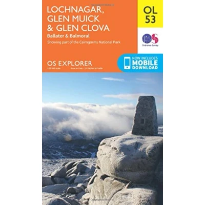 Afbeelding van Lochnagar, Glen Muick &amp; Clova, Ballater Balmoral: OL 53