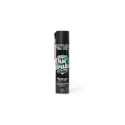 Afbeelding van Muc Off Disc Brake Cleaner Fietsreiniger, 400 ml, zeer effectieve, sneldrogende fietsremreiniger, remreiniger, spray, verzorgt en bevochtigt schijfremblokken rotors