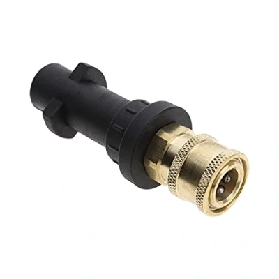 Afbeelding van eMagTech 1/4 Inch Hogedrukreiniger Pistool Adapter Vrouwelijke Montage Snelle Connector Compatibel met Karcher K2 K3 K4 K5 K6 K7 Stanley SLP