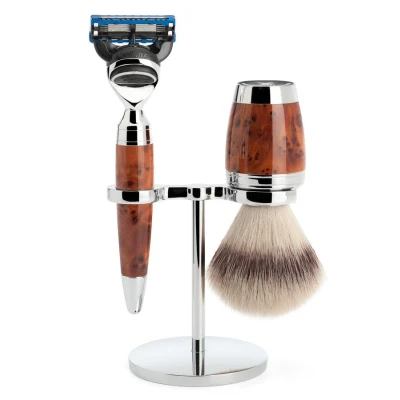 Afbeelding van Muhle scheerset Stylo S31H71F Synthetisch Fusion Thujahout