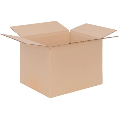 Afbeelding van verpacking 100 vouwdozen 190 x 150 140 mm Verzenddozen van golfkarton 1 golvende kartonnen verpakkingen KK 20