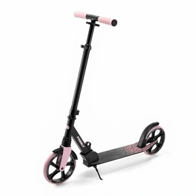 Afbeelding van Kinderkraft FREELY Opvouwbare step vanaf 5 jaar ABEC 7 lagers Verstelbare stuurhoogte maximale belasting 100 kg Roze