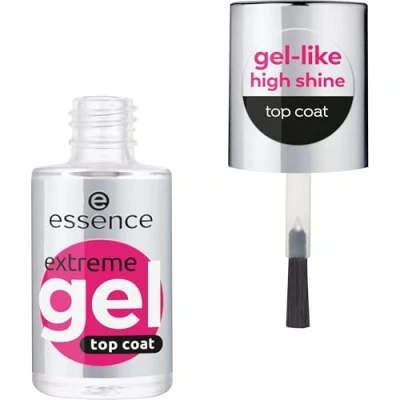 Afbeelding van essence extreme GEL topcoat, langhoudend, verzachtend, beschermend, glanzend (8ml)