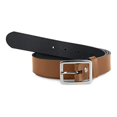 Afbeelding van Ladeheid Dames Kledingriem Riem Broekriem Verstelbaar Leer MS EL D41 Bruin 2 85 cm