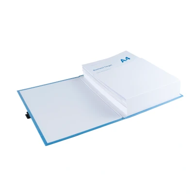 Afbeelding van Map uitrekbare rug N&#039;clip Blauw per 10