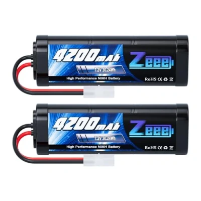 Afbeelding van Zeee 7,2 V 4200 mAh RC NiMH batterij voor auto Truck HPI Losi Kyosho Tamiya Hobby (2 Pakketten)