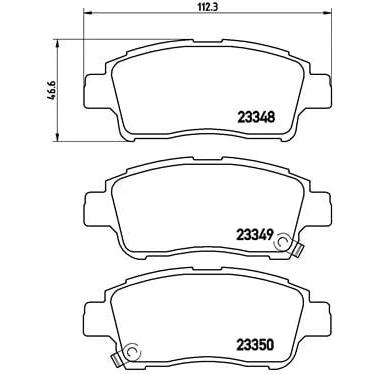 Afbeelding van Brembo Remblokset P 83 050