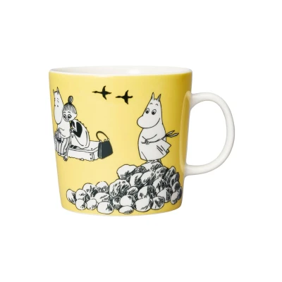 Afbeelding van Moomin Arabia Gele mok speciaal 40 cl