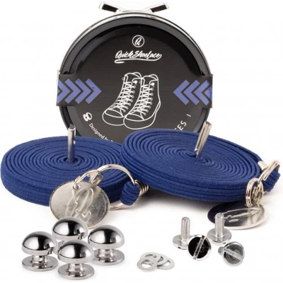 Afbeelding van Able2 Quickshoelaces casuel donker blauw