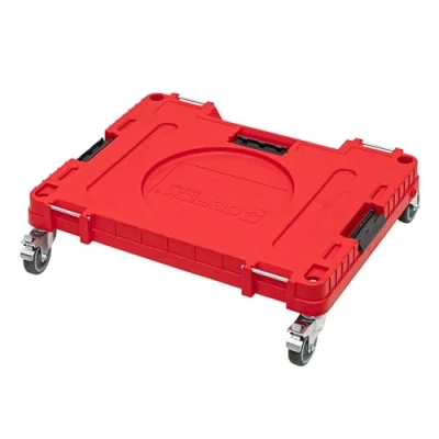 Afbeelding van Qbrick System ONE transport platform 2.0 Workshop RED Ultra HD 625 x 503 160 mm 120 kg met metalen zwenkwielen en rem