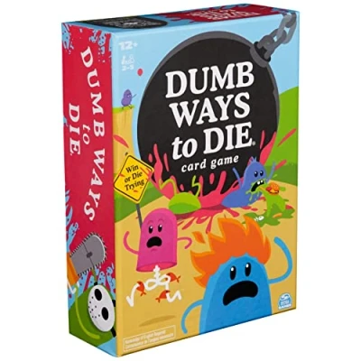 Afbeelding van Spin Master Games Dumb Ways to Het kaartspel is gebaseerd op virale video, kaartspellen voor volwassenen, spelletjes grappige gezinnen en kinderen vanaf 12 jaar