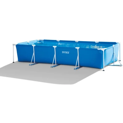 Afbeelding van Zwembad Intex Rectangular Frame Blauw 450 x 200 84 cm Met Filterpomp