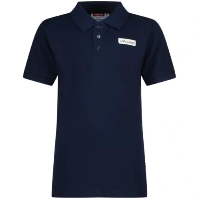 Afbeelding van Vingino Basic poloshirt voor jongens, Donkerblauw, 6 Jaar