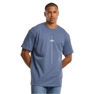 Afbeelding van Merchcode Think Different Heavy Tshirt print, Heren, Maat: 4XL, Vintageblue